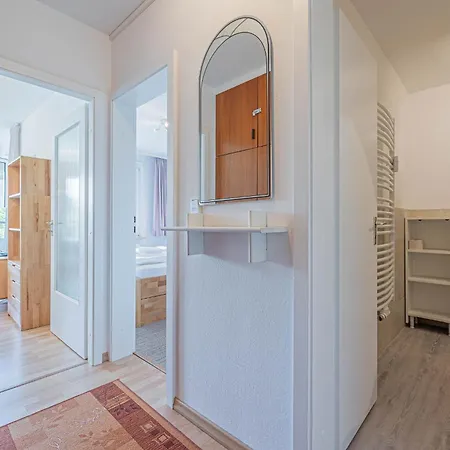Apartmán Fewo1846 - Gluecksstern - Komfortable 2-zimmer-wohnung Mit Balkon Im 5 Og